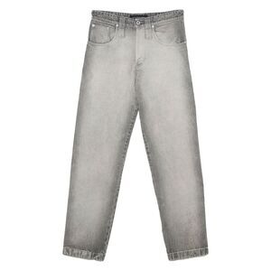 Federico Cina Women Loose Fit Bleached Jeans With Embroidered Grape Logo